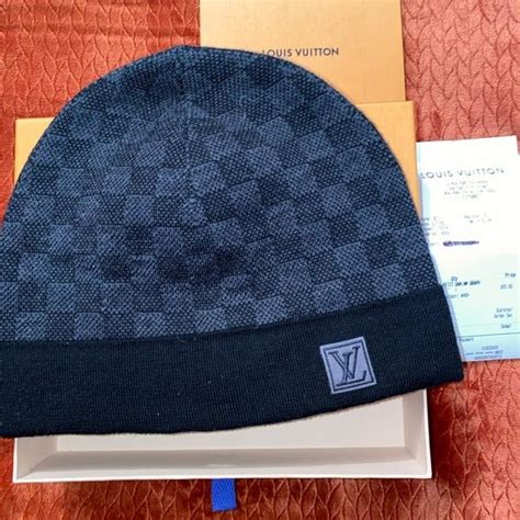 bonnet louis vuitton bleu